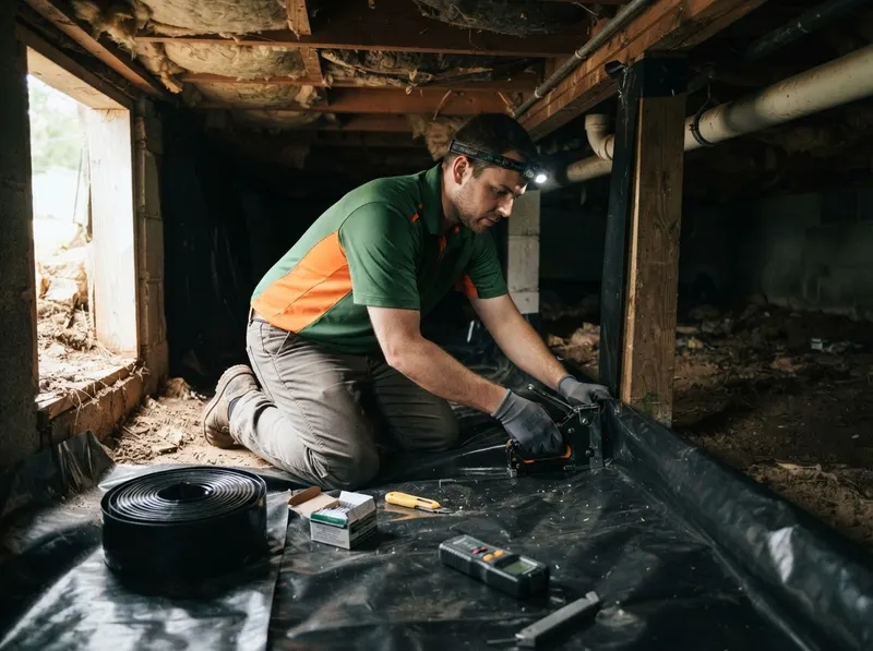 Crawl Space Moisture Control in Chattanooga, TN
